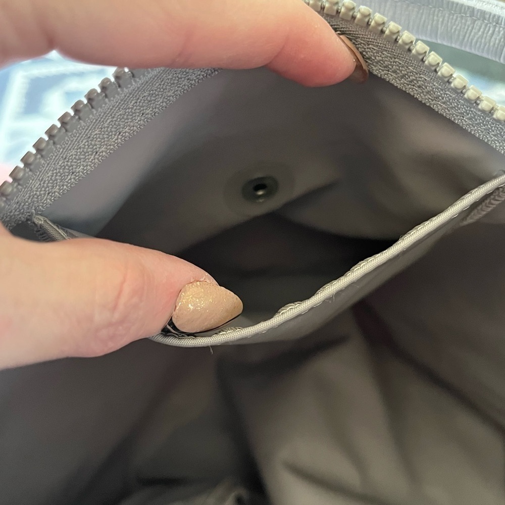 Longchamp Le Pliage Néo Satchel | Detachable Strap | Gray Nylon Tote - Picture 11 of 15